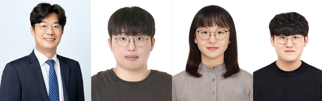 서명지 교수, 황치영, 임효정, 이요섭 대학원생