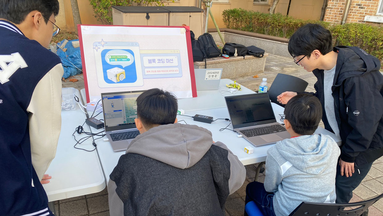 인천대학교 과학영재교육연구소 전문가 멘토링데이 및 영재학교 방문 프로그램 행사체험사진