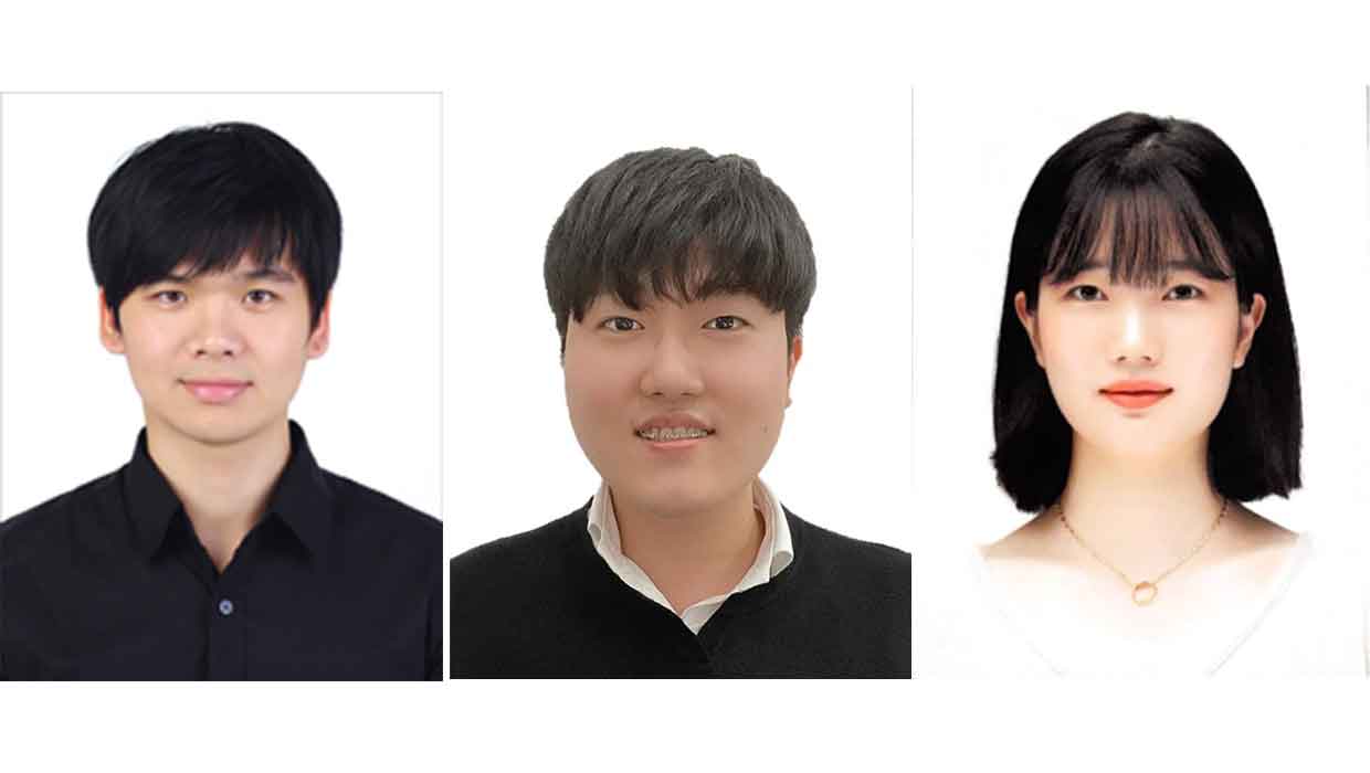 인천대 신소재공학과 명재하 교수, 김요한 박사과정생, 전혜진 석사과정생